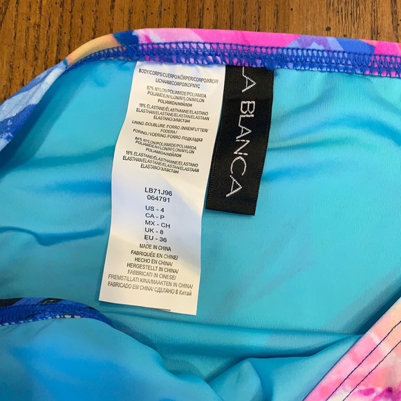 NWT $75 La Blanca Monarch Shirred Bikini Bottom - Picture 5 of 7